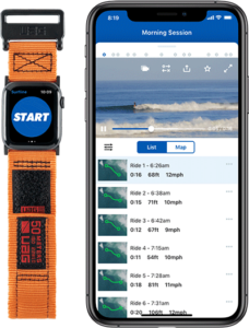 The Surfline app.